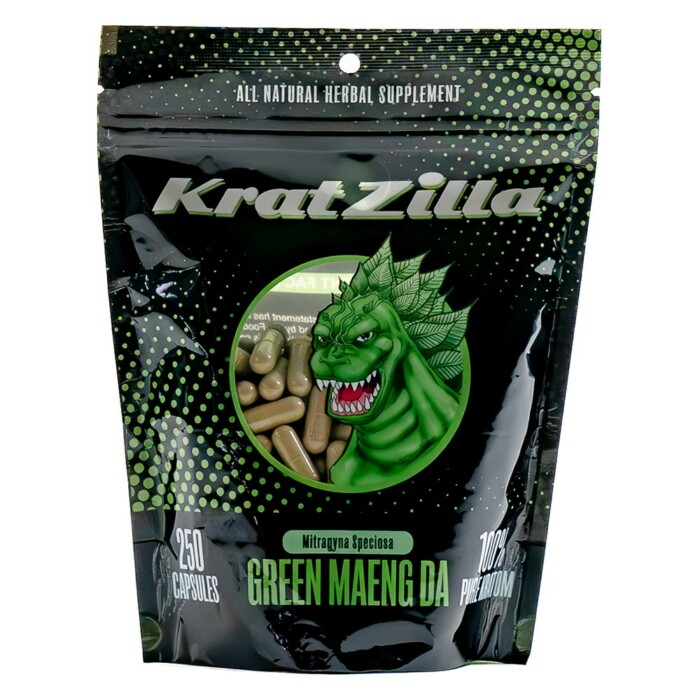 Green Maeng Da Kratom Capsules 250